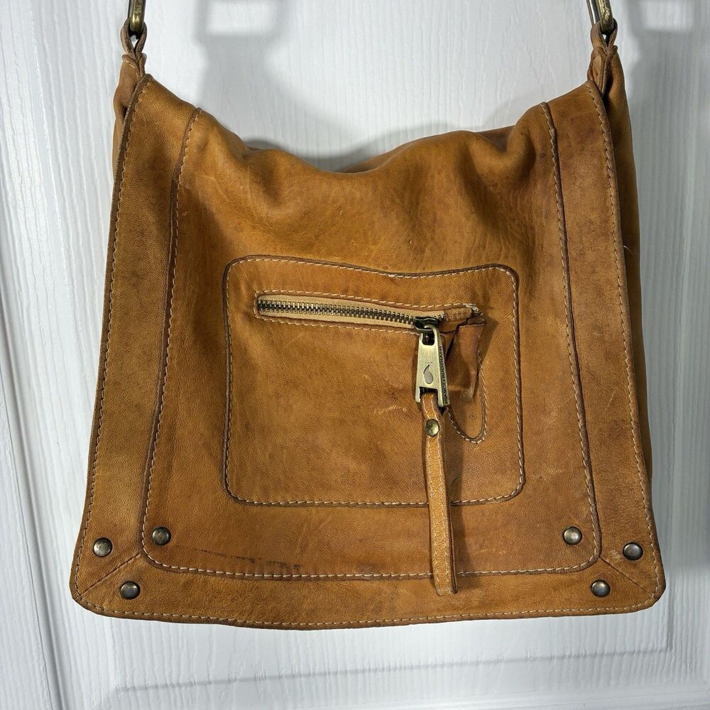MARCO BUGGIANI Vntg Women's Leather Bag Crossbody Brown Made In Italy